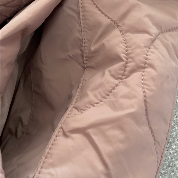 Madewell Pink Quilted Airpuff Shirt Jacket Size Medium - Picture 9 of 13